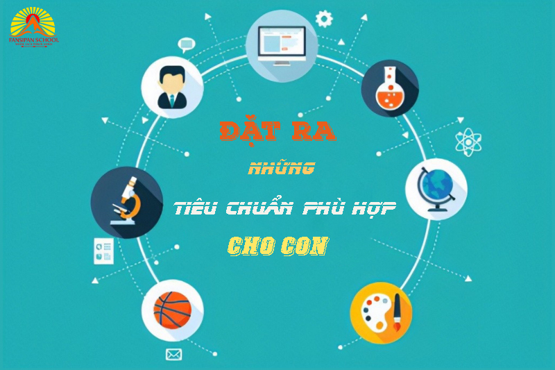 Đặt ra những tiêu chuẩn phù hợp với con mình