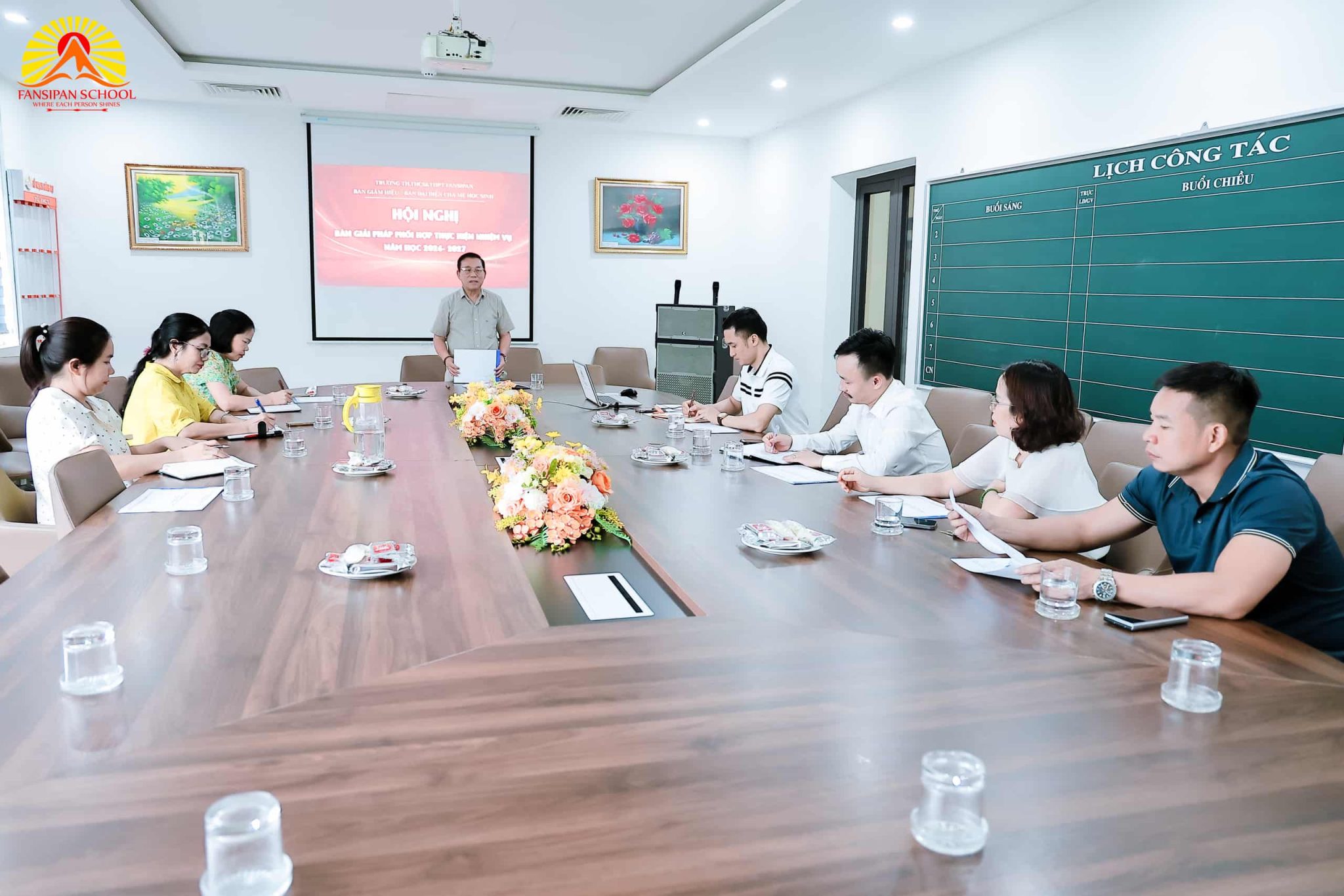 ĐỒNG HÀNH VÌ MỘT NĂM HỌC MỚI THÀNH CÔNG | HỘI NGHỊ GIỮA BAN GIÁM HIỆU VÀ BAN ĐẠI DIỆN CHA MẸ HỌC SINH FANSIPAN