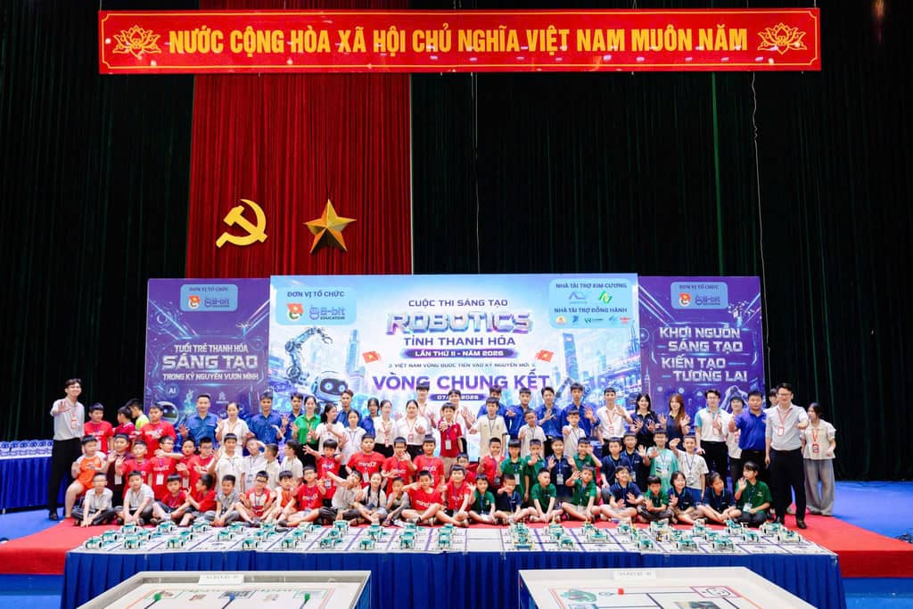 CHÚC MỪNG FANSERS XUẤT SẮC CHINH PHỤC CUỘC THI “SÁNG TẠO ROBOTICS TỈNH THANH HÓA” LẦN THỨ II, NĂM 2026