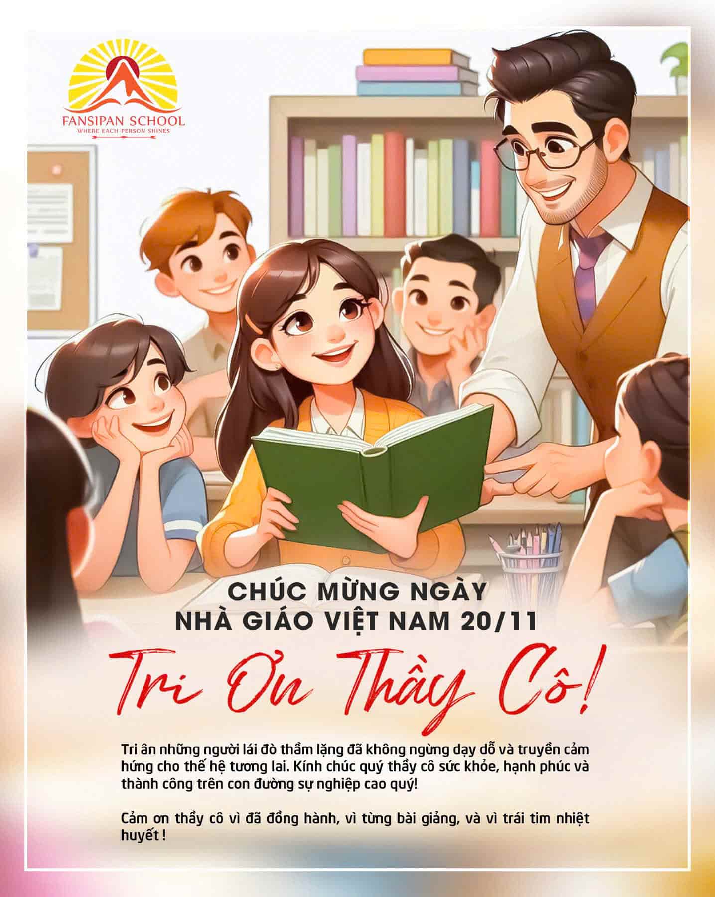 CHÀO MỪNG NGÀY NHÀ GIÁO VIỆT NAM 20/11/2024 – TRAO GỬI LỜI TRI ÂN