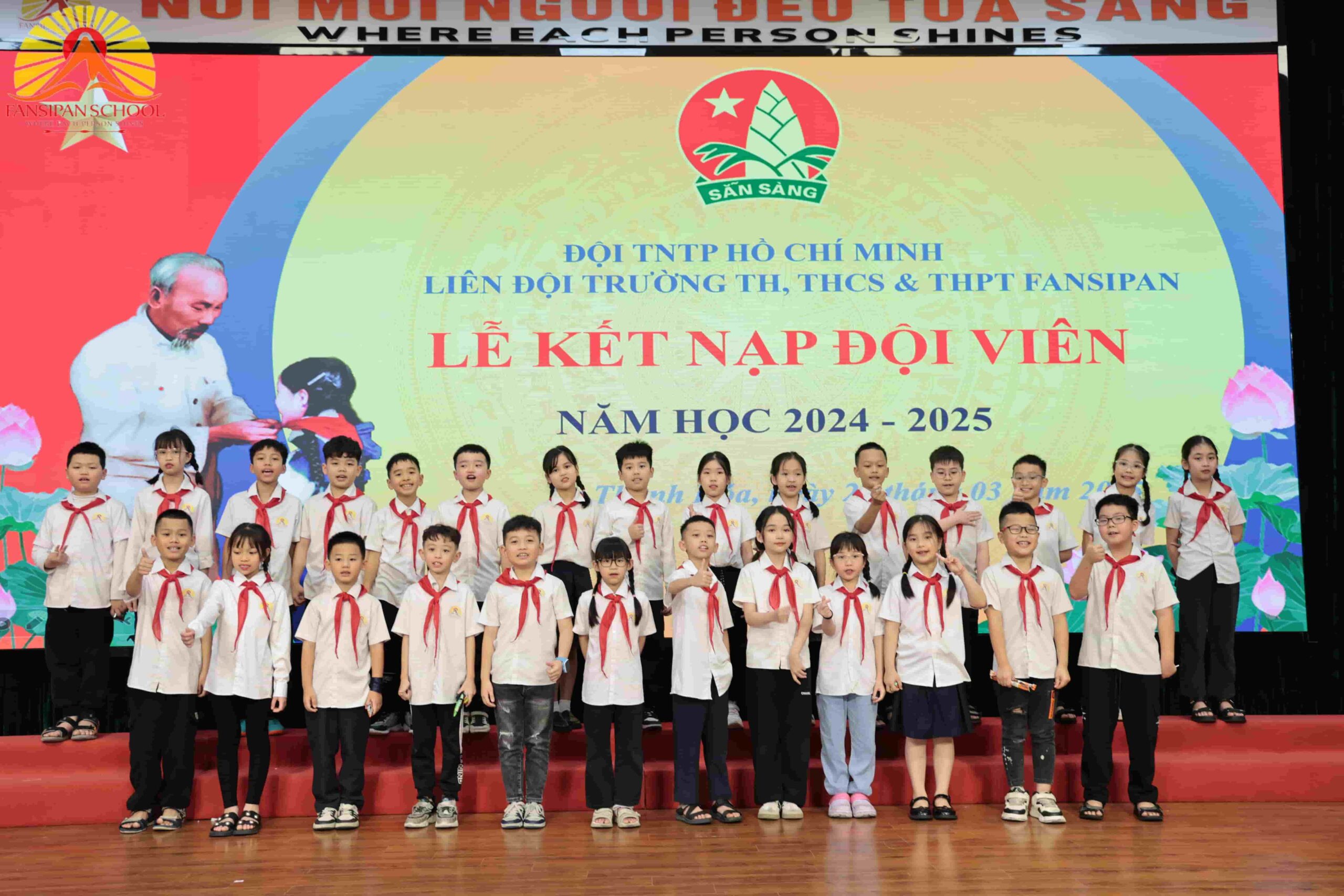LỄ KẾT NẠP ĐỘI VIÊN – NIỀM TỰ HÀO CỦA SAO NHI ĐỒNG