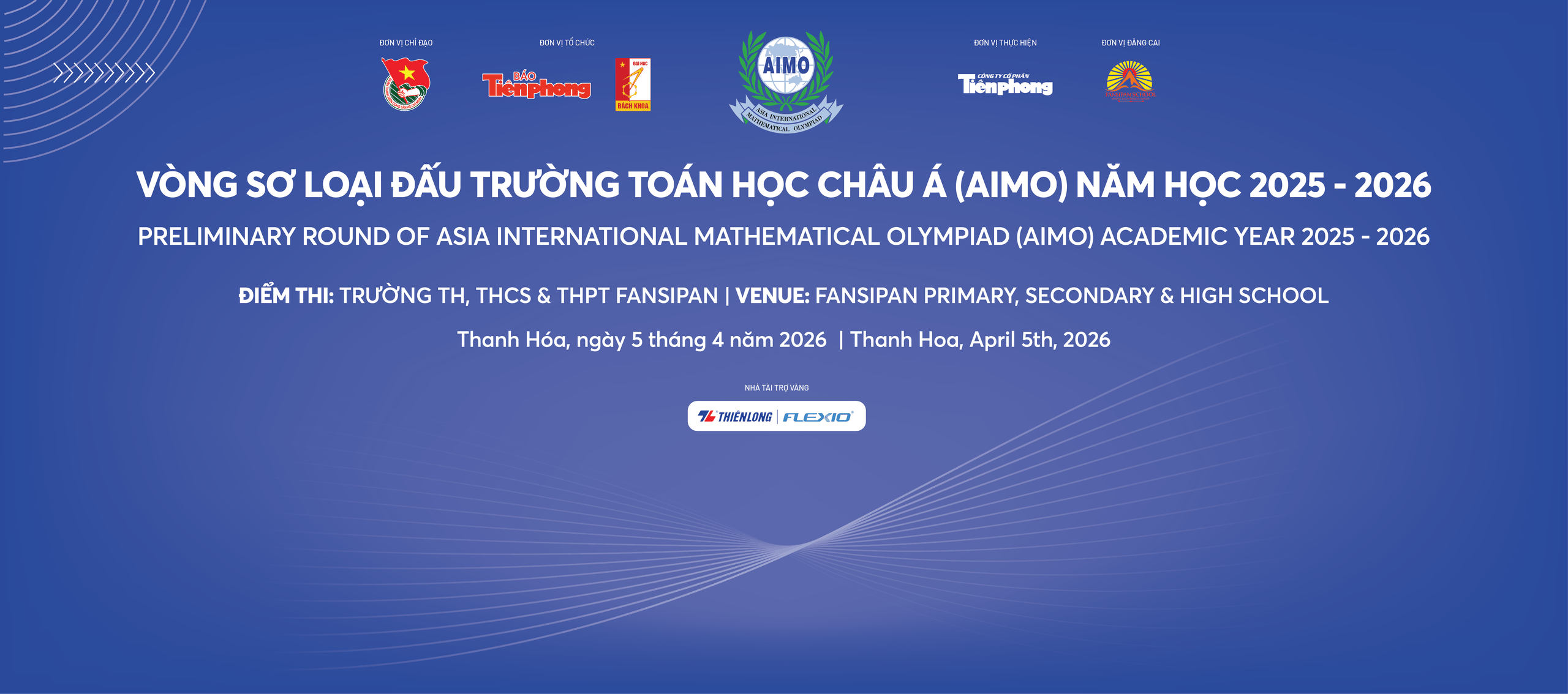 FANSIPAN: SẴN SÀNG CHO ĐẤU TRƯỜNG TOÁN HỌC CHÂU Á – AIMO 2025 – 2026 VÒNG SƠ LOẠI!