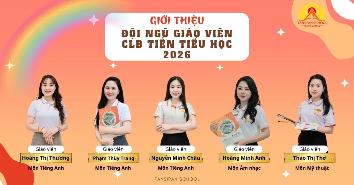 CLB TIỀN TIỂU HỌC 2026 – SMALL STEPS – GIANT LEAPS 2026 GIỚI THIỆU ĐỘI NGŨ GIÁO VIÊN VÀ CHƯƠNG TRÌNH HỌC