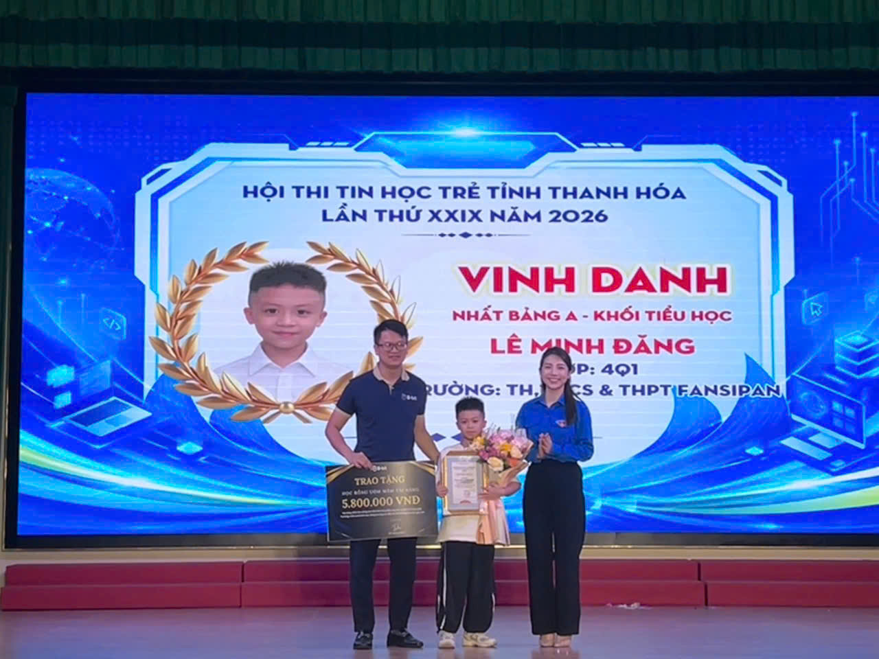 RỰC SÁNG BẢN LĨNH CÔNG NGHỆ – FANSERS CHINH PHỤC ĐỈNH CAO HỘI THI TIN HỌC TRẺ TOÀN TỈNH